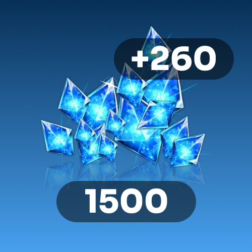 1500 + 260 Gems