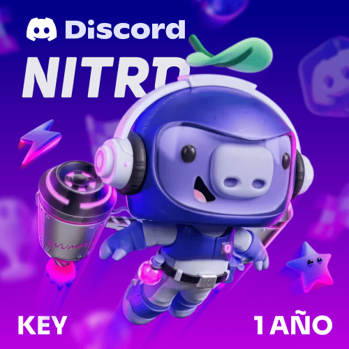 Discord Nitro 1 Year Subscription GLOBAL 🌍