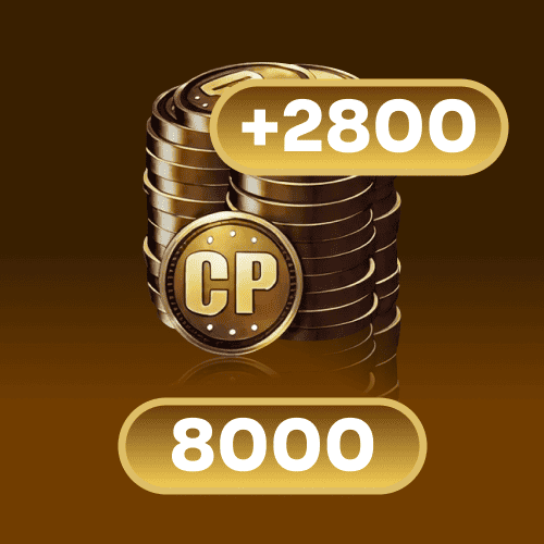 8000 + 2800 CP