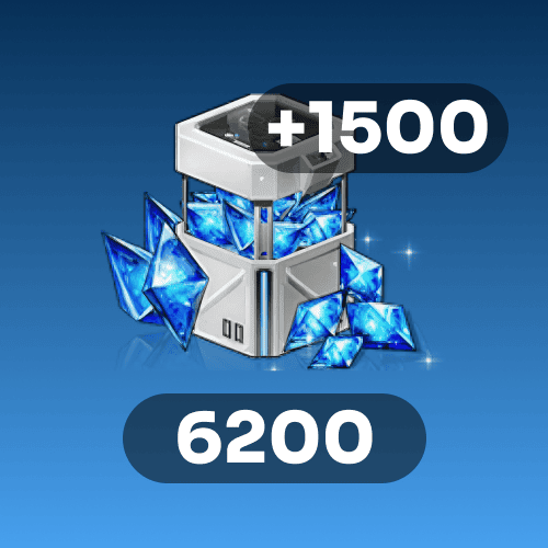 6200 + 1500 Gems