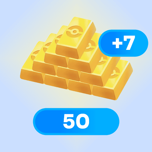 Poke Gold x50 + 7